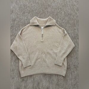 Aerie Knit Quarter Zip